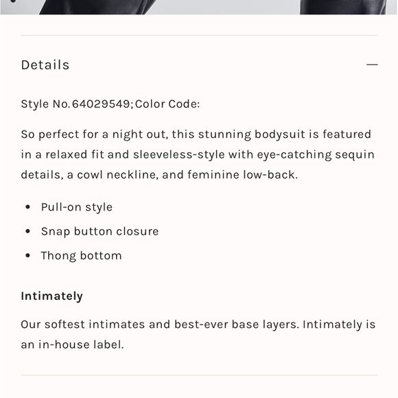 Free People Sequin Bodysuit - Picture 6 of 6